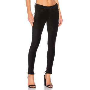 Mcguire Pants 27 Vegan Suede Black Newton Skinny Mid Rise Stretch